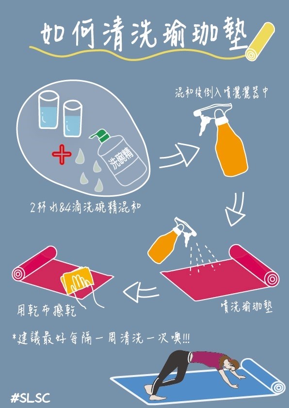如何清洗瑜珈墊